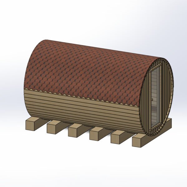 4M Apvali pirtis su priešpirčiu